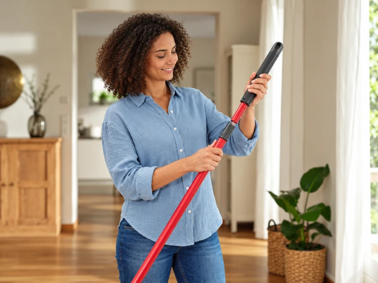 Vileda Turbo Easy Spin & Dry mop obrotowy z wiadrem pedałem i szczotką