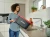 Vileda Turbo Easy Spin & Dry mop obrotowy z wiadrem pedałem i szczotką