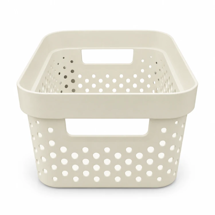 CURVER INFINITY POJEMNIK KOSZYK AŻUROWY ORGANIZER 4,5L KREMOWY RECYCLING