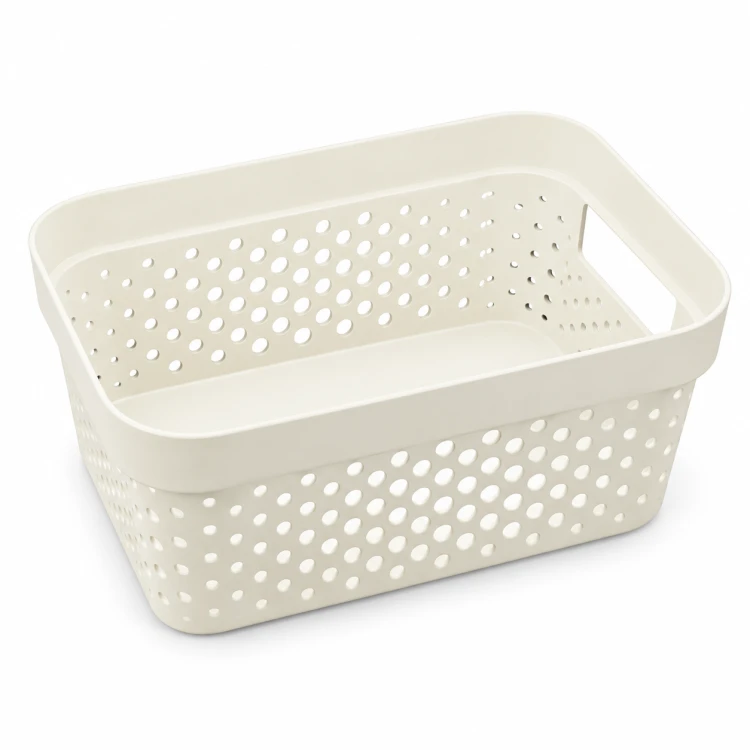 CURVER INFINITY POJEMNIK KOSZYK AŻUROWY ORGANIZER 4,5L KREMOWY RECYCLING