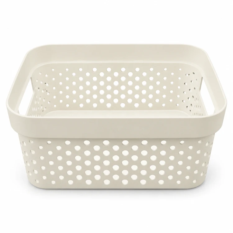 CURVER INFINITY POJEMNIK KOSZYK AŻUROWY ORGANIZER 4,5L KREMOWY RECYCLING