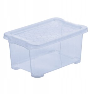 Przezroczysta organizacja z pokrywą 4L Pudełko Rotho EVO EASY