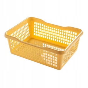 ŻÓŁTY KOSZYCZEK organizer Plafor koszyk K-4