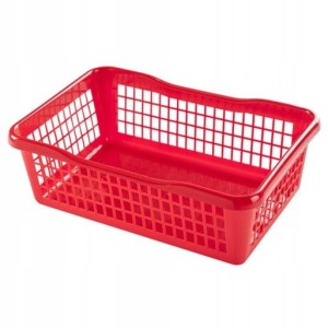 Koszyk czarwony do szafki kuchni duży KOSZYK K-3