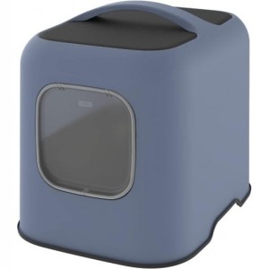 Toaleta dla kota z filtrem węglowym i łopatką Niebieska Kuweta